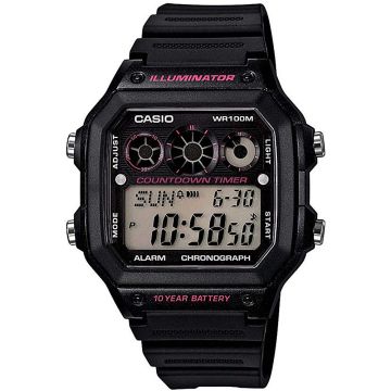 Мъжки дигитален часовник Casio - AE-1300WH-1A2VDF