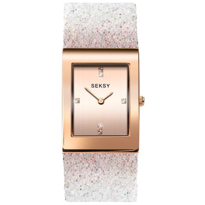 Дамски часовник Seksy Rocks Swarovski Crystals - S-2858.37