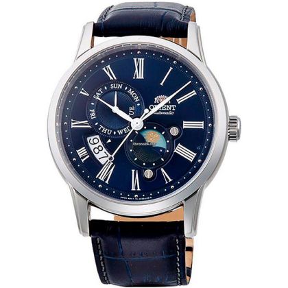 Мъжки автоматичен часовник Orient Classic Automatic Sun and Moon - RA-AK0011D