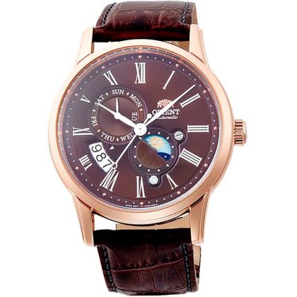 Мъжки автоматичен часовник Orient Classic Automatic Sun and Moon - RA-AK0009T