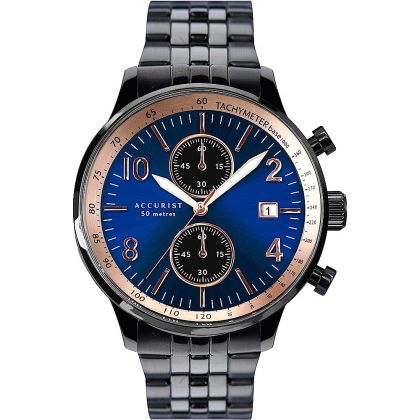 Мъжки аналогов часовник Accurist Chronograph - A-7379