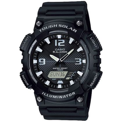 Мъжки дигитален часовник Casio Solar - Casio Collection - AQ-S810W-1AVDF