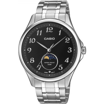 Мъжки аналогов часовник Casio Moon Phase - MTP-M110D-1AVDF