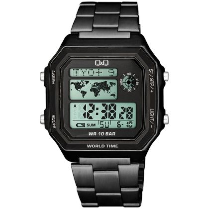 Мъжки дигитален часовник Q&Q World Time - M196J008Y