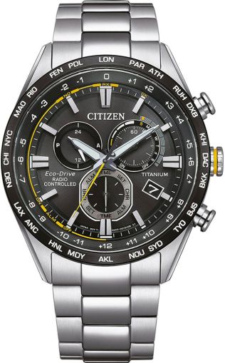 Мъжки аналогов часовник Citizen Eco-Drive Titanium - CB5947-80E