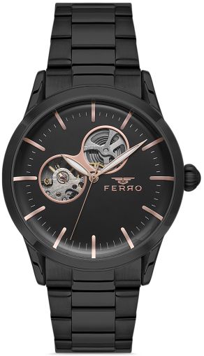 Мъжки часовник Ferro Open Heart - F31445A-G