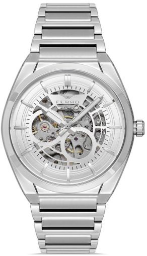 Мъжки часовник Ferro Skeleton Automatic- FM3194AWT-A