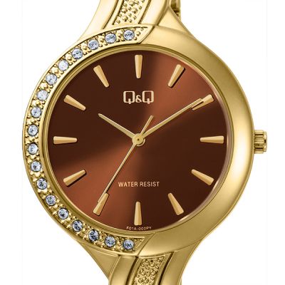 Дамски аналогов часовник Q&Q - F01A-002PY