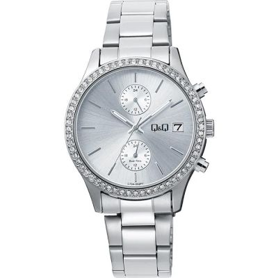 Дамски часовник Q&Q Dual-Time - C70A-002PY
