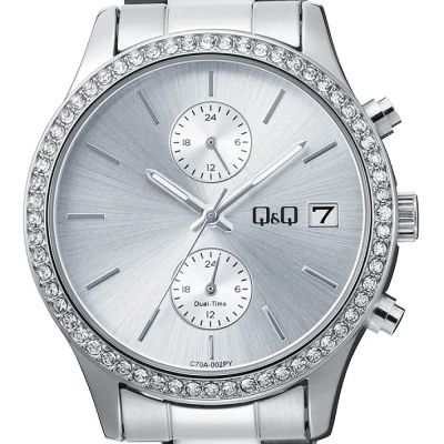 Дамски часовник Q&Q Dual-Time - C70A-002PY