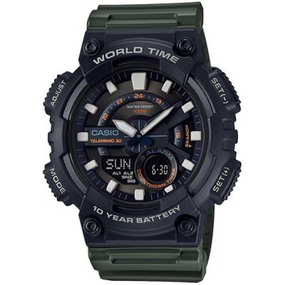 Мъжки дигитален часовник Casio - Casio Collection - AEQ-110W-3AVDF