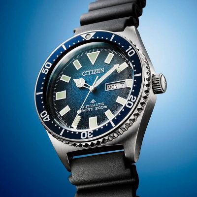 Мъжки часовник Citizen Automatic Diver Challenge - NY0129-07LE