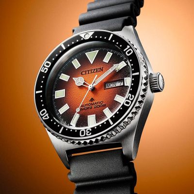 Мъжки часовник Citizen Automatic Diver Challenge - NY0120-01ZE