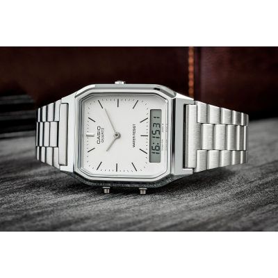 Мъжки часовник Casio Vintage - AQ-230A-AQ-230A-7AMQYES