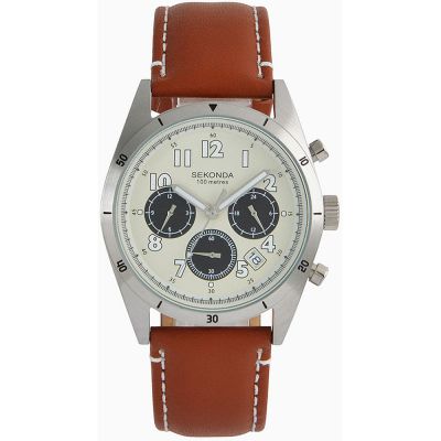 Мъжки аналогов часовник Sekonda Dual Time - S-1743.00