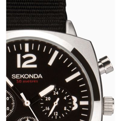 Мъжки аналогов часовник Sekonda Airborne Chronograph - S-1989.00