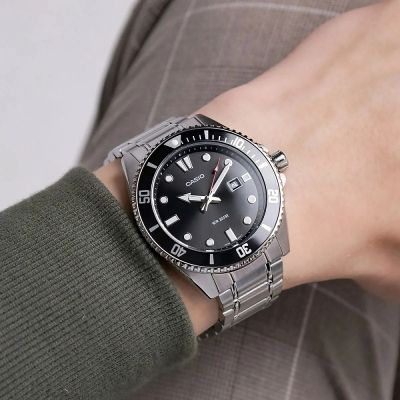 Мъжки аналогов часовник Casio Diving - MDV-107D-1A1VEF