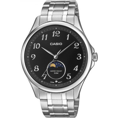 Мъжки аналогов часовник Casio Moon Phase - MTP-M110D-1AVDF