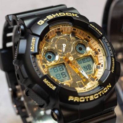 Мъжки часовник Casio G-Shock - GA-100GGB-1A9ER
