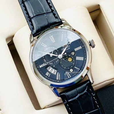 Мъжки автоматичен часовник Orient Classic Automatic Sun and Moon - RA-AK0011D