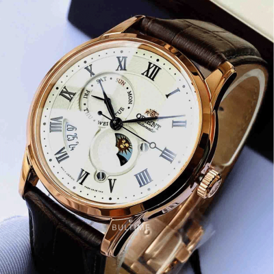 Мъжки автоматичен часовник Orient Classic Automatic Sun and Moon - RA-AK0007S