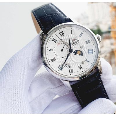 Мъжки автоматичен часовник Orient Classic Automatic Sun and Moon - RA-AK0008S