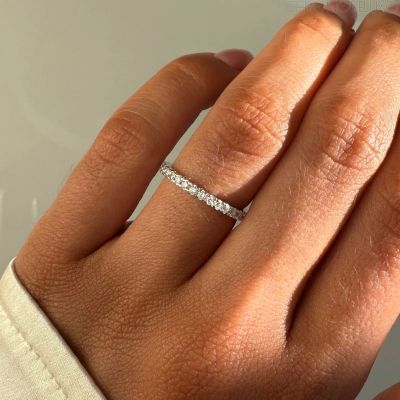 Ръчно изработен пръстен Stacking Ring от 925-каратово сребро - RING-STCK-SLVR