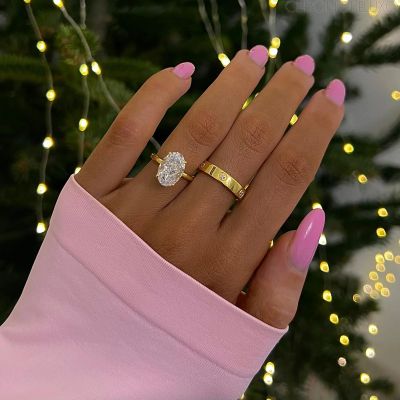 Ръчно изработен пръстен LOVE BAND от 18 карата позлатено 925-каратово сребро - RING-LVE-GLD