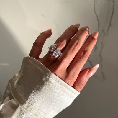 Ръчно изработен пръстен CRUSHED ICE DUO от 925-каратово сребро - RING-CRSHD-SLVR