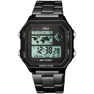 Мъжки дигитален часовник Q&Q World Time - M196J008Y