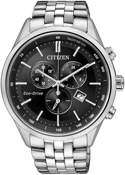 Мъжки часовник CITIZEN Eco-Drive Sapphire Collection Black Dial - AT2141-87E